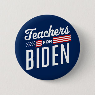 Teachers for Biden 2024 2 Inch Round Button