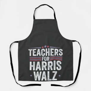 Teachers for Harris Walz 2024 Election Kamala Tim Apron