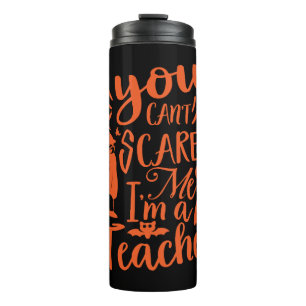 Teachers Funny Halloween Costumes Idea Thermal Tumbler
