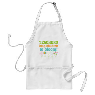 Teachers Help Children Bloom Standard Apron