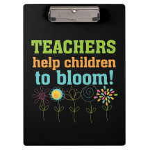 Teachers Help Children to Bloom Clipboard