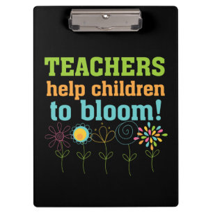 Teachers Help Children to Bloom Clipboard
