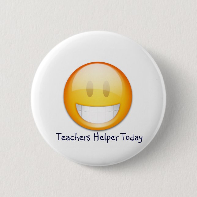 Teachers Helper! 2 Inch Round Button (Front)