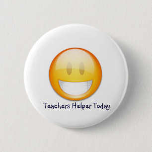 Teachers Helper! 2 Inch Round Button