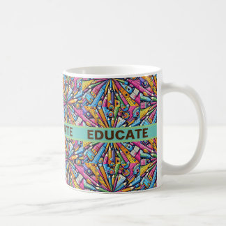 Teacher's Inspire, Educate, Motivate Coffee Mugs