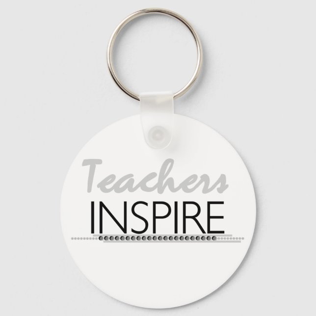Teachers Inspire Keychain (Front)