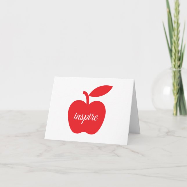 Teachers Inspire Notecard (Front)