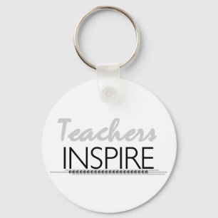 Teachers Inspire Tshirts and Gifts Keychain