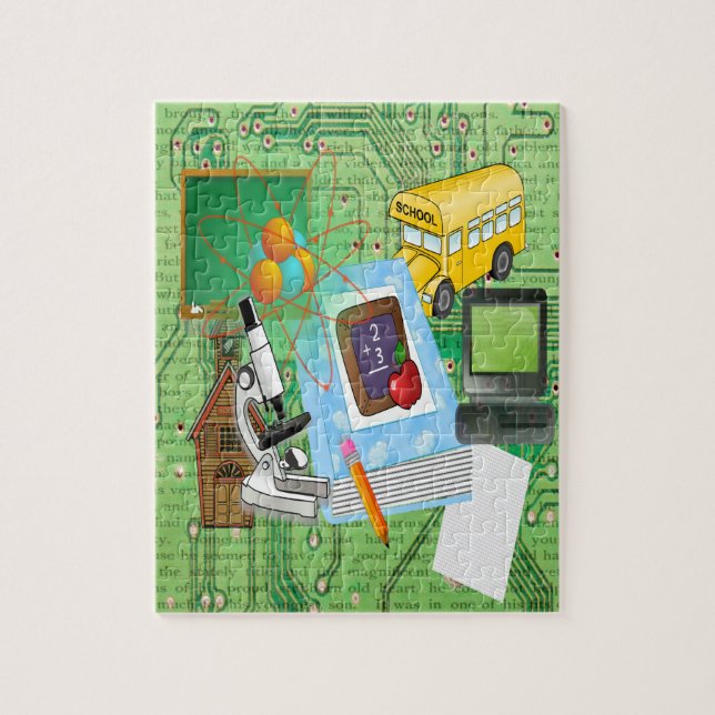 Teacher's Jigsaw Puzzle (Vertical)
