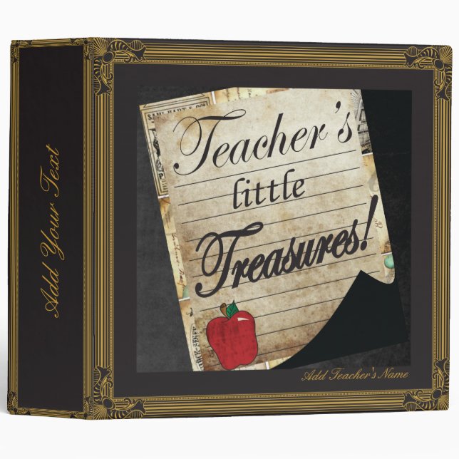 Teacher's Little Treasure Binder (Front/Spine)