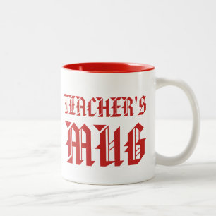 Teacher's mug   Cute Bright Fun Humour Slogan Mug