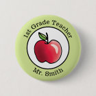 Teacher's Name Red apple Personalized
