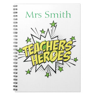 teachers notebook superhero