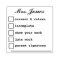 "Teacher's Notes" Rubber Stamp
