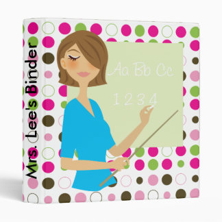 Teacher's Personalized Binder