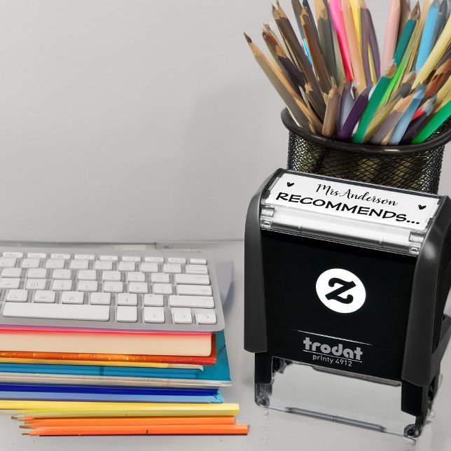 Teachers Personalized Recommends.. Self-inking Stamp (Teachers Personalized Recommends.. Self-inking Stamp)