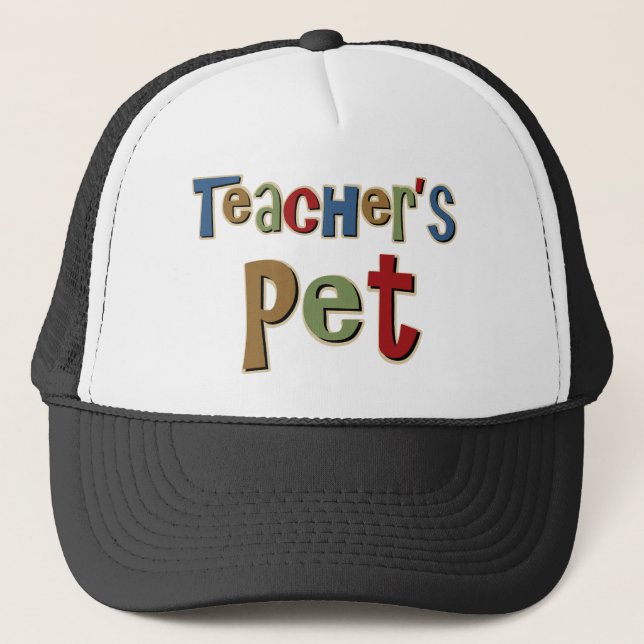 Teachers Pet Colourful Trucker Hat (Front)