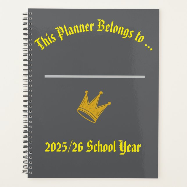 Teachers Planner with space for name (Front)