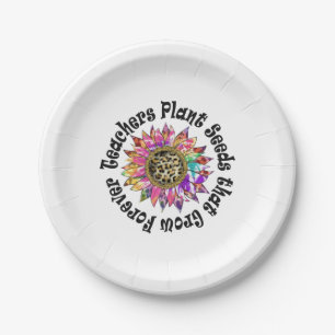 Teachers Plant Seeds Paper Plate