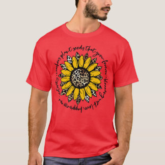 Teachers Plant Seeds That Grow Forever Sunflower L T-Shirt