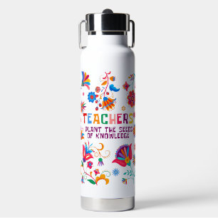'Teachers Plant The Seeds Of Knowledge' Gift Water Bottle