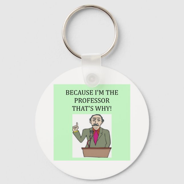 teachers & professors keychain (Front)