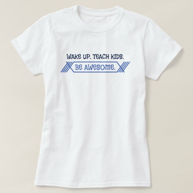 Teachers Règle T-shirt (Design devant)