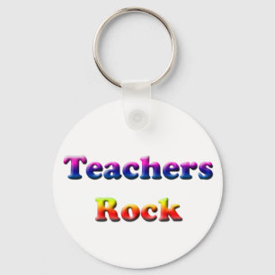 TEACHERS ROCK KEYCHAIN