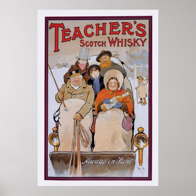 Teacher's Scotch Whisky Poster (Front)