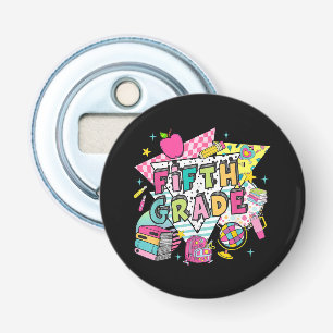 Teachers Students Retro 90s Back To School Bottle Opener