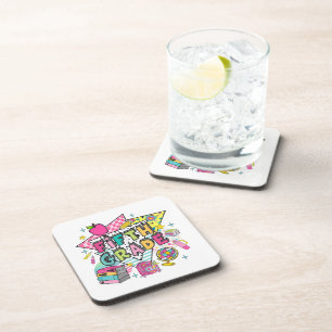 Teachers Students Retro 90s Back To School Coaster