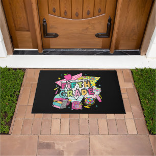 Teachers Students Retro 90s Back To School Doormat