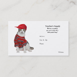 Teacher's Supply Business Card