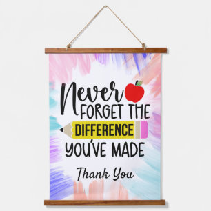 Teachers Thank You Hanging Tapestry