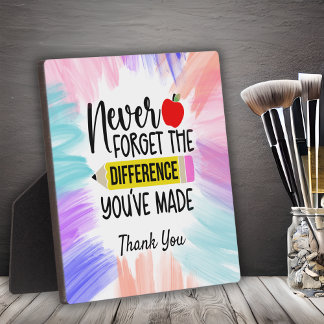 Teachers Thank You Plaque
