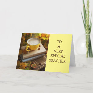**TEACHER'S THANKSGIVING" CARD