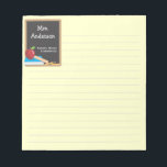 Teachers Tools Blackboard & Apple Notepad<br><div class="desc">A fun gift for your child's teacher,  this customized notepad is personal and practical.</div>
