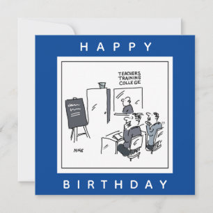 Teachers Training College Cartoon Card
