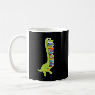 Teachersaurus Dinosaur Teacher Shirt Dino Reading Coffee Mug