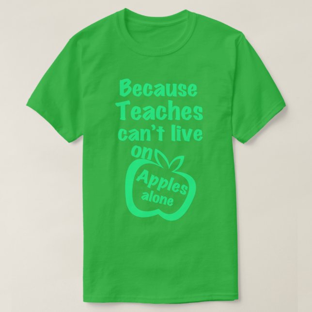 Teaching Apple T-Shirt (Design Front)