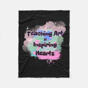 Teaching Art  Fleece Blanket