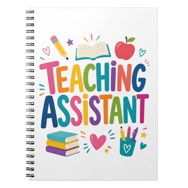 Teaching Assistant Appreciation Notebook (Front)