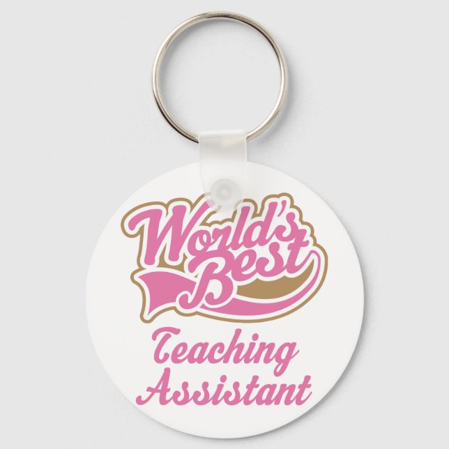 Teaching Assistant Gift Keychain (Front)