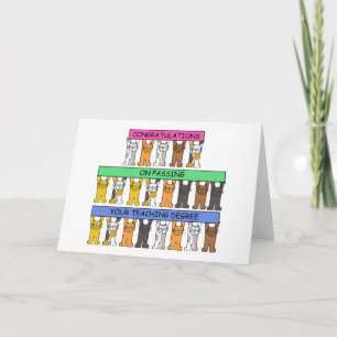 Teaching Degree Congratulations Card