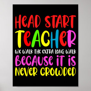 Teaching- Elementary Head Start Teacher Back To Poster