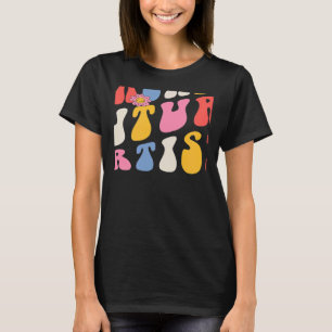 Teaching Future Artists Groovy Retro Back To Schoo T-Shirt