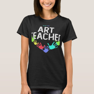 Teaching Future Artists Retro Teacher Back to scho T-Shirt