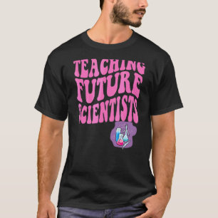 Teaching Future Artists Retro Teacher Students Sci T-Shirt