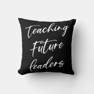 Teaching Future Leaders Throw Pillow