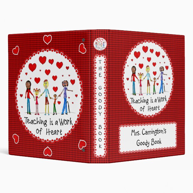 Teaching is a Work of Heart Binder (Background)